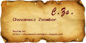 Chovanecz Zsombor névjegykártya